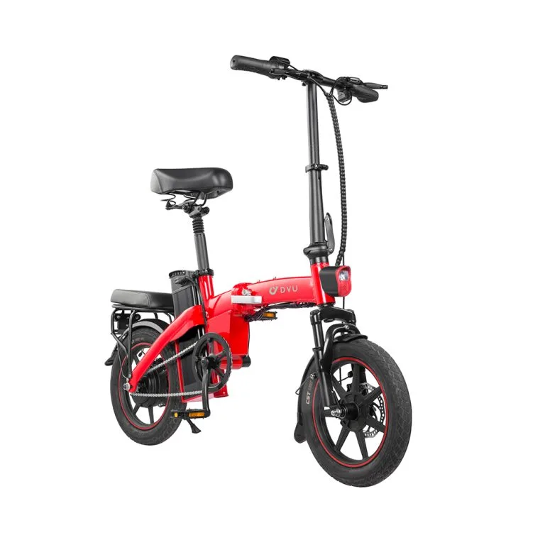 Bici elettrica completamente pieghevole DYU A5 Smart da 14 pollici