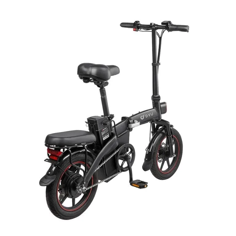 Bicicleta eléctrica plegable completa DYU A5 Smart de 14 pulgadas